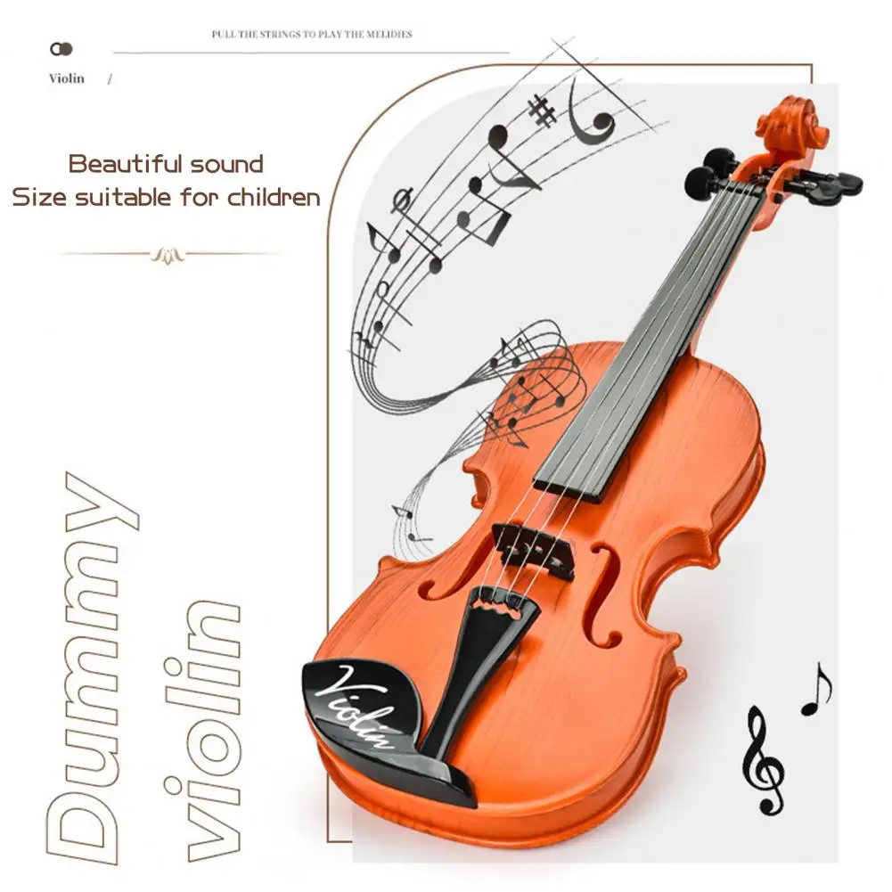 Crianças instrumento musical realista crianças violino brinquedo para música clássica aprendizagem educação precoce instrumentos musicais brinquedo presente