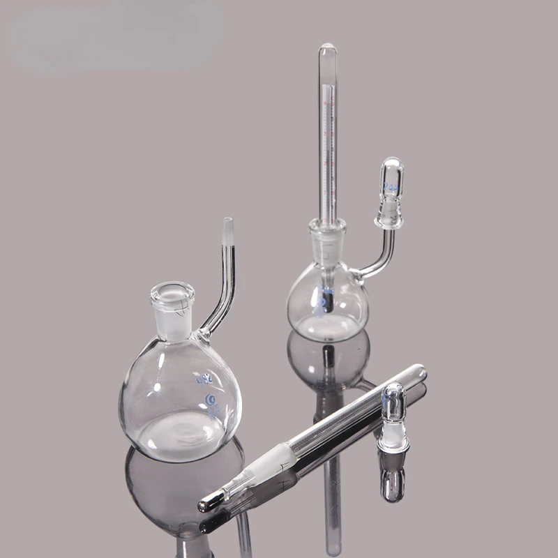 25ml 50mL Lab Glass Pycnometer with Thermometer Specific Gravity Bottle Picnometer Laboratory Equipment