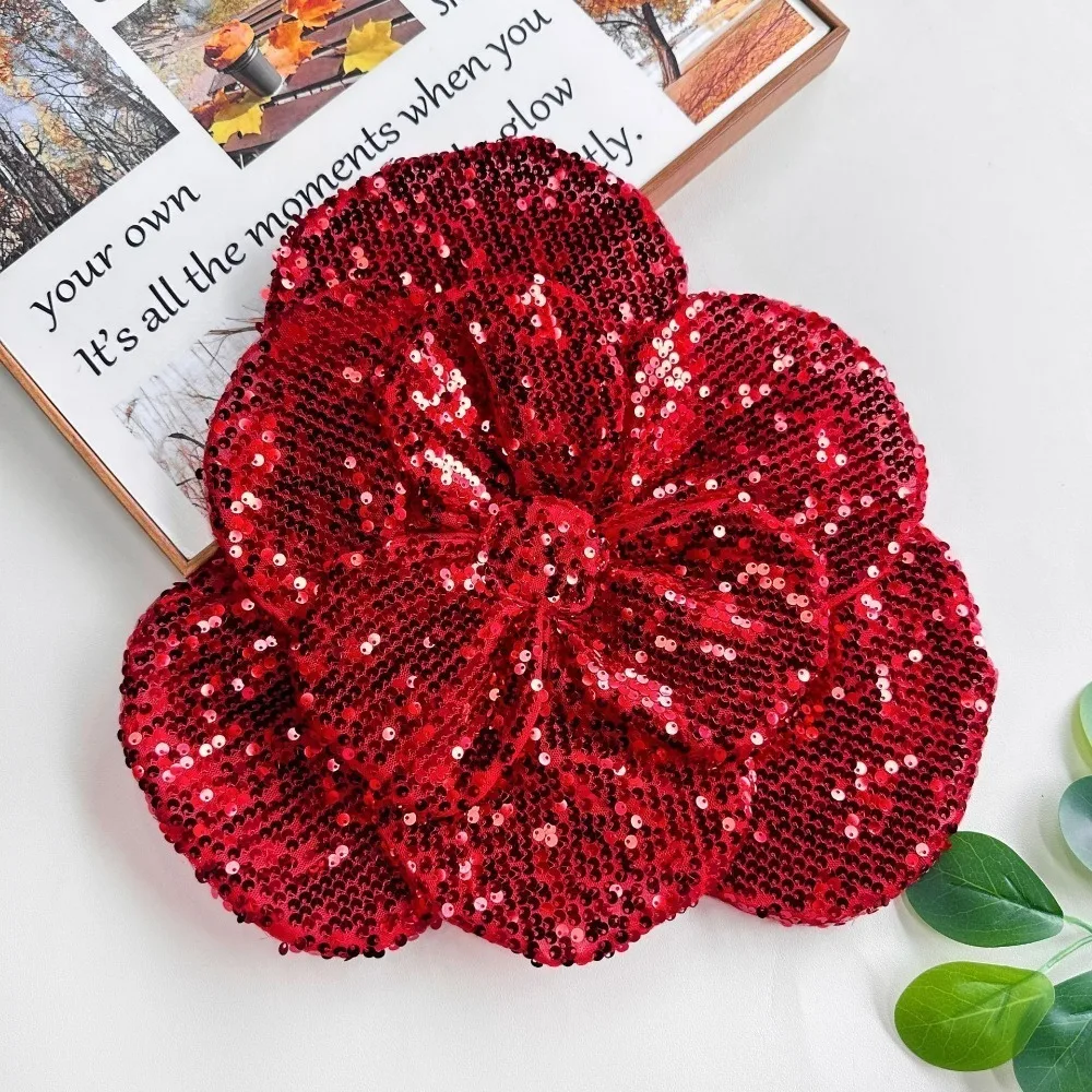 

Новая 3D нашивка в форме цветка, большие сверкающие блестки, наклейки для шитья, нашивки для шитья, сделай сам, на груди, цветок, одежда, аппликации