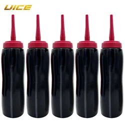 UICE 5pcs Ice Hockey Water Bottle 950ml Team Sport Bottle BPA Free Curved Grip For Ice Hockey Lacrosse Football Hockey Equipment