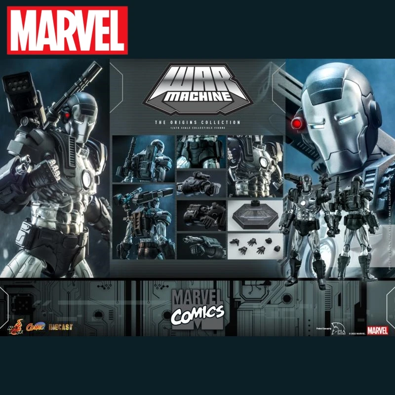 Original Hottoys 1/6 Cms013d47《marvel Comics》Yuanzu War Machine Alloy Plate Collection Model Christmas Gifts Toy