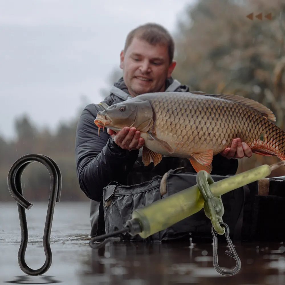 Set clips eslabones giratorios para aparejos de pesca - imagen 2