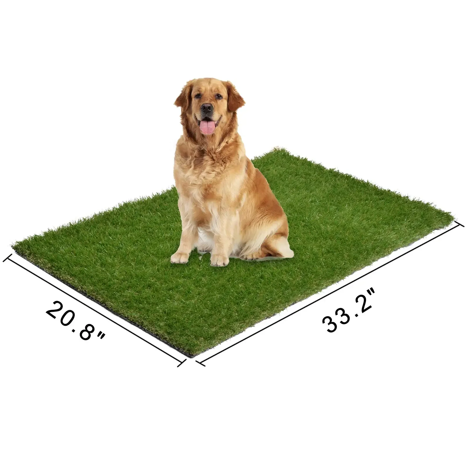 Wholesale Washable Artificial Grass Dog Toilet Professional Synthetic Grass Reusable Puppy Pee Pad Turf Dog Potty