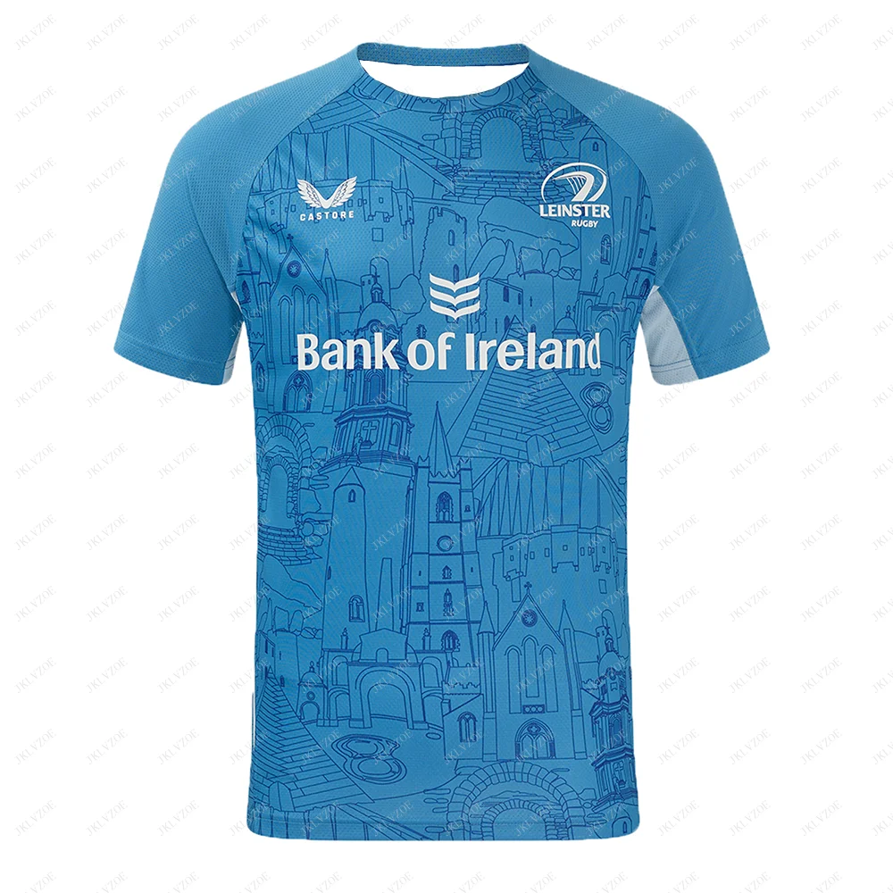 ​​24/25 Leinster Rugby Jersey Home Men Kids Adult Male Team Top T Shirt Train Boys Tee Children Clothes Club Fans Hot New