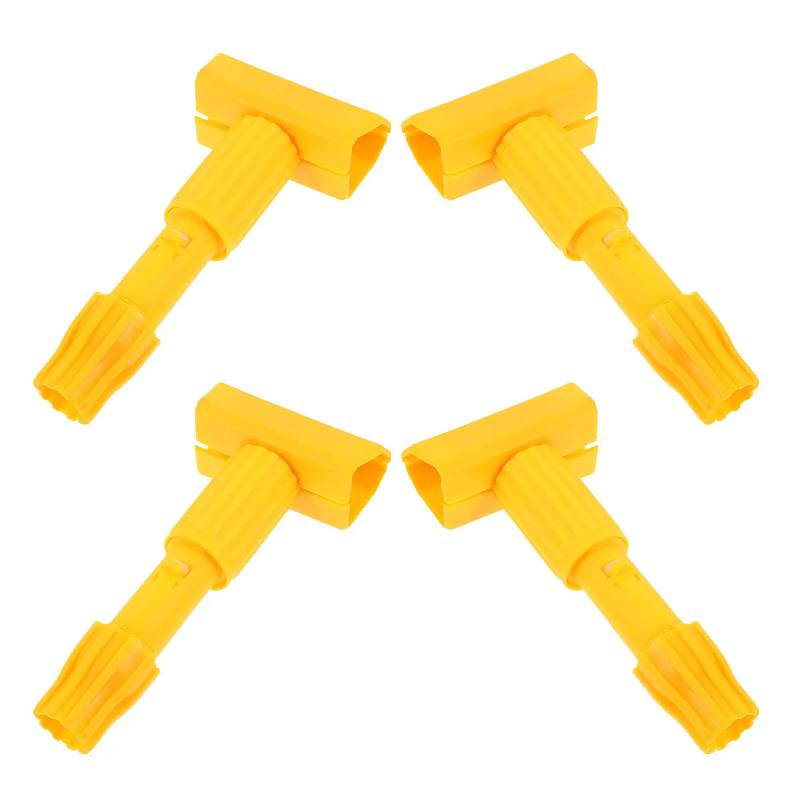 

4pcs Heavy Duty Clamps Commercial Holder Replacement Industrial Mop Handle Connector Secure Lock For Wet Floor Tile Mop Heads