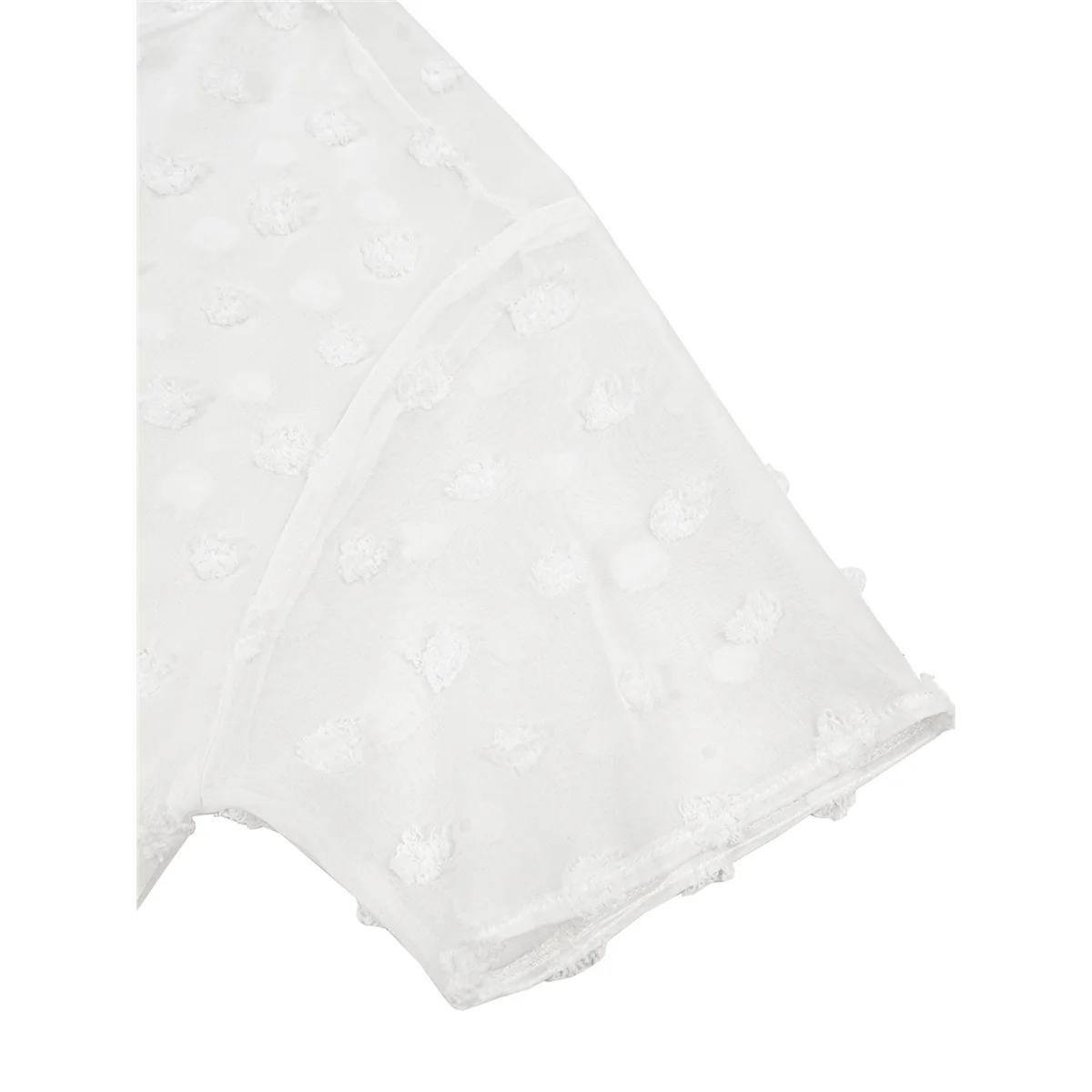 Kardigan damski ABQR z rękawem 3/4, kardigan biały S