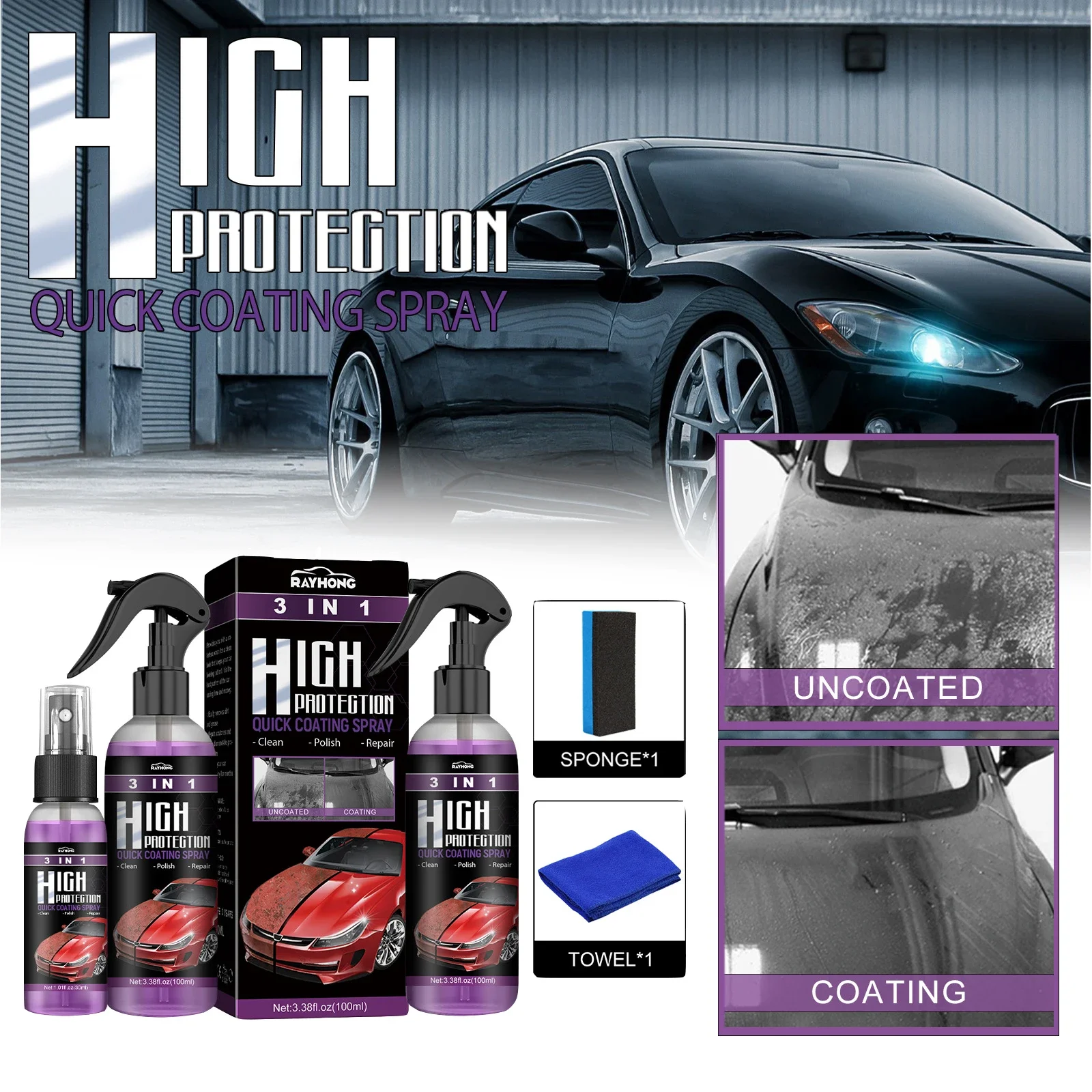 

Автомобильное керамическое покрытие, воск, жидкое стекло, автомобильный лак для кузова, краска, гидрофобный блеск, длительная защита, автомобильный продукт