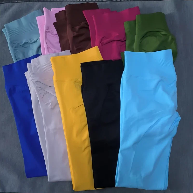 

Women Scrunch Bum Seamless Yoga Leggings Sports Pants Impact Leggings Tummy Control Squat Proof Gym Fitness Workout Tights