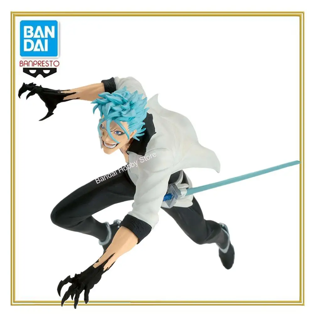En Stock, Figura de Colección Original de Bandai, Bleach Vibration Stars, Grimmjow Jeagerjaques, 17 cm, Banpresto, Regalo