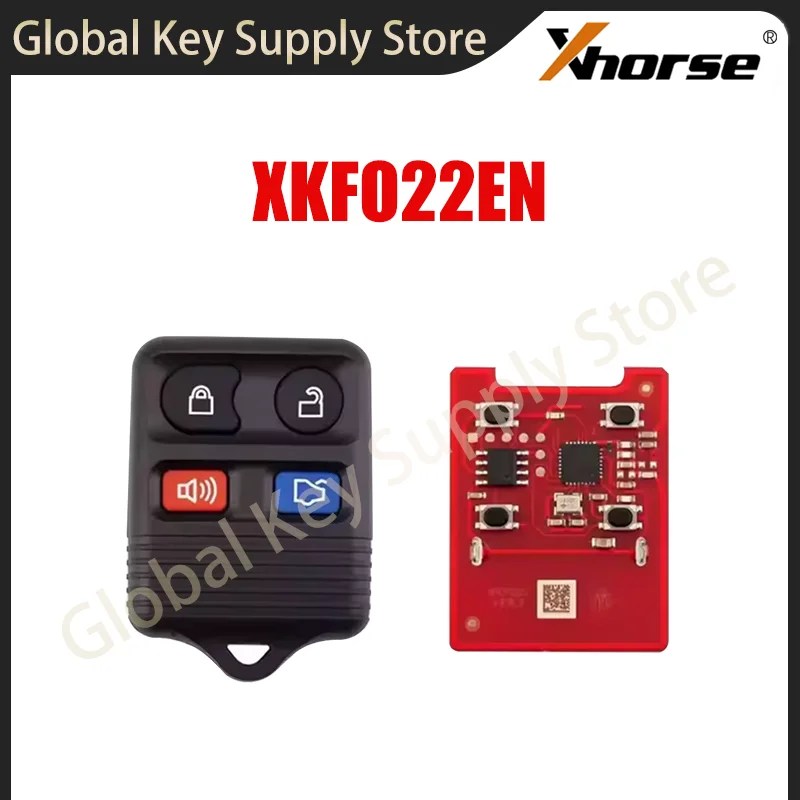 XHORSE XKFO22EN Wired Remote Key for Ford Models 4 Buttons Split Square Second Generation for VVDI KEY TOOL