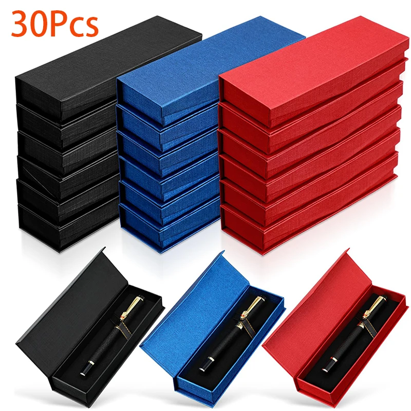 

30Pcs Foam Insert Packaging Magnetic Paper Gift Boxes for Pen