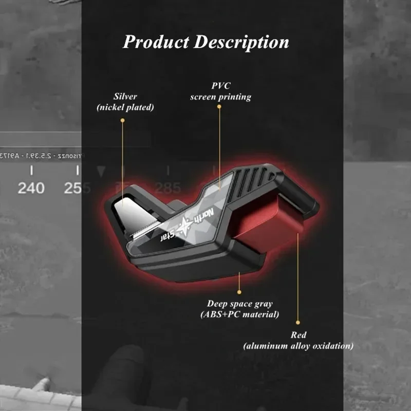 Điện Thoại Di Động Máy Chơi Game Joystick Cho PUBG Mục Đích Quay Trò Chơi Kích Hoạt Lửa Nút Dành Cho IOS IPhone Xiaomi Huawei L1R1 Khiển Chơi Game