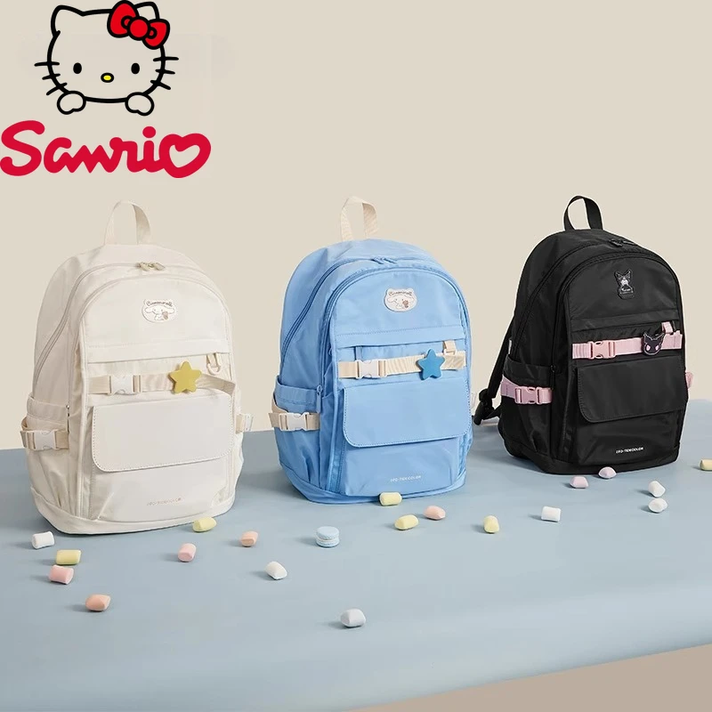 

New Women's Backpack Fashion High Quality Girls' Storage Backpack Cartoon Solid Color Versatile Women's Travel Backpack
