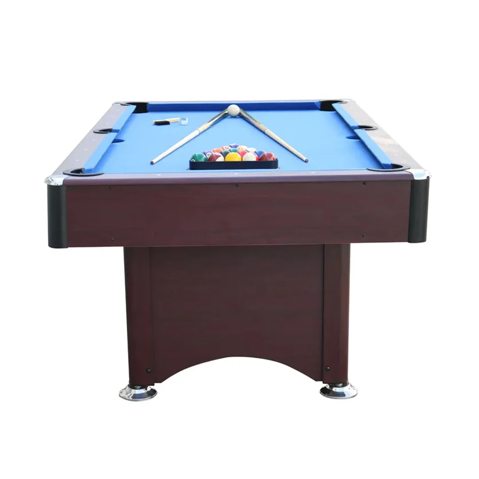 

7-футовый бильярдный стол с перевернутым шаром и зеленым тканевым бильярдным столиком для снукера с системой возврата шариков