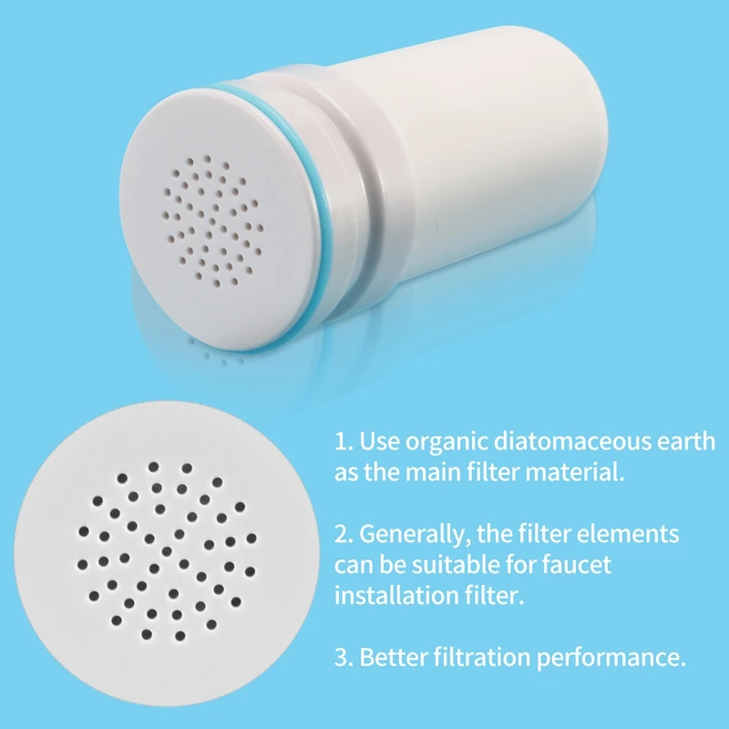 4Pcs Water Filter Cartridges For Kubichai Kitchen Faucet Tap Water Purifier Activated Carbon Tap Water Filter