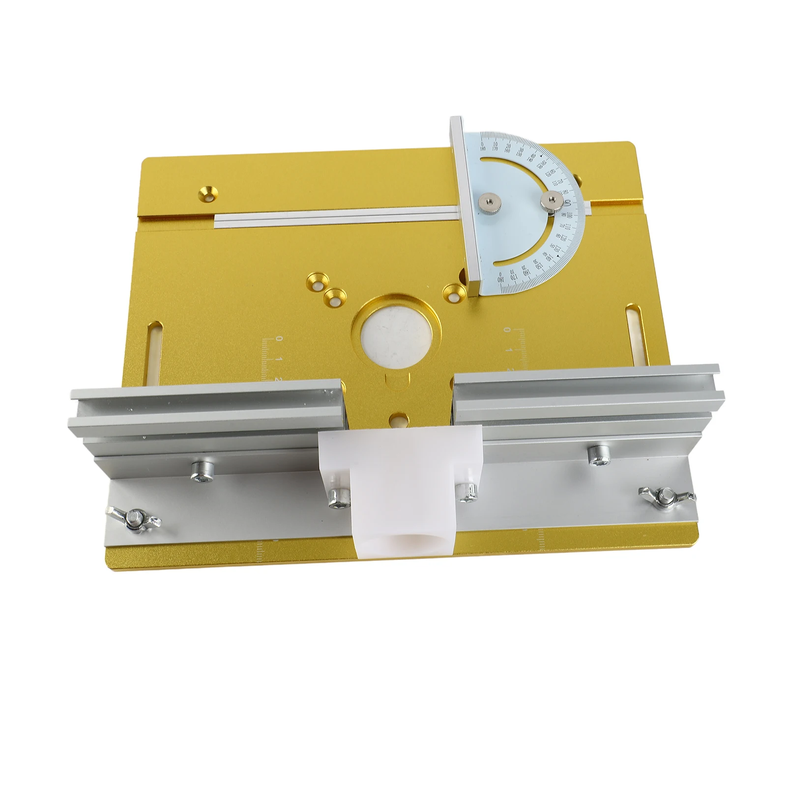 Router Tavolo Inserto Piastra In Lega di Alluminio Fresatura del Legno Flip Board Rifilatrice Incisione Strumento Ausiliario Sega da Tavolo Banchi