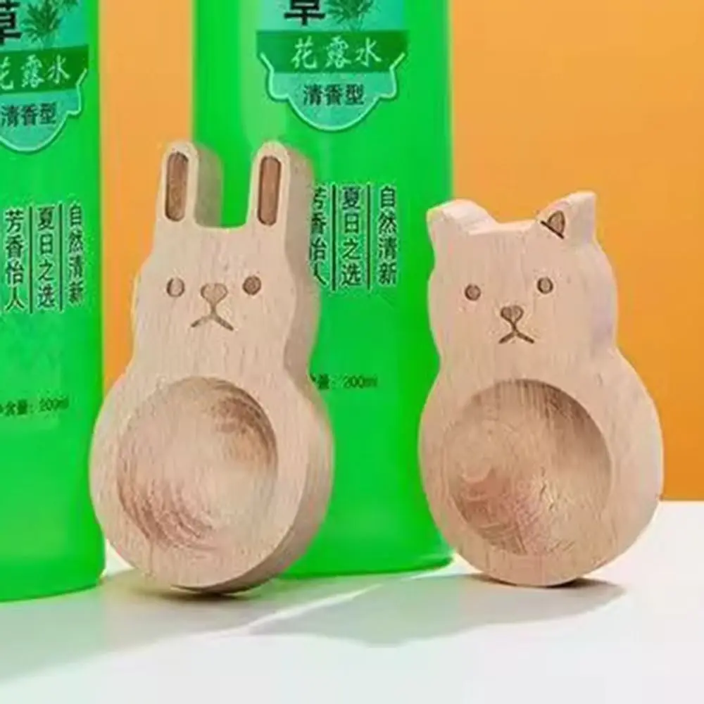 

1/3Pcs Cartoon Wooden Essential Oil Diffuser Rabbit Bear DIY Essential Oils Containers Eco-Friendly Ornament