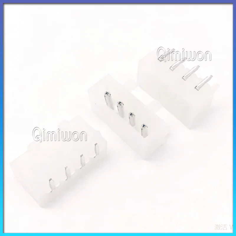 10PCS/LOT 5.08mm 4P bent pin 90-degree bent header HDD/IDE socket large 4P computer power connector