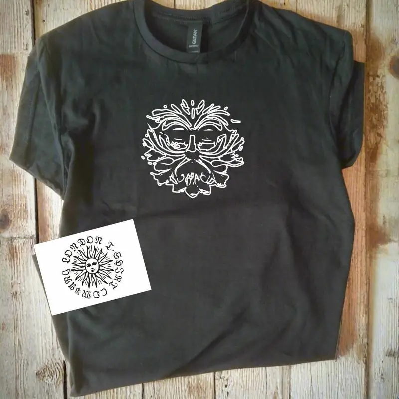 

The Green Man T Shirt Woodland Folklore Symbol S XXL