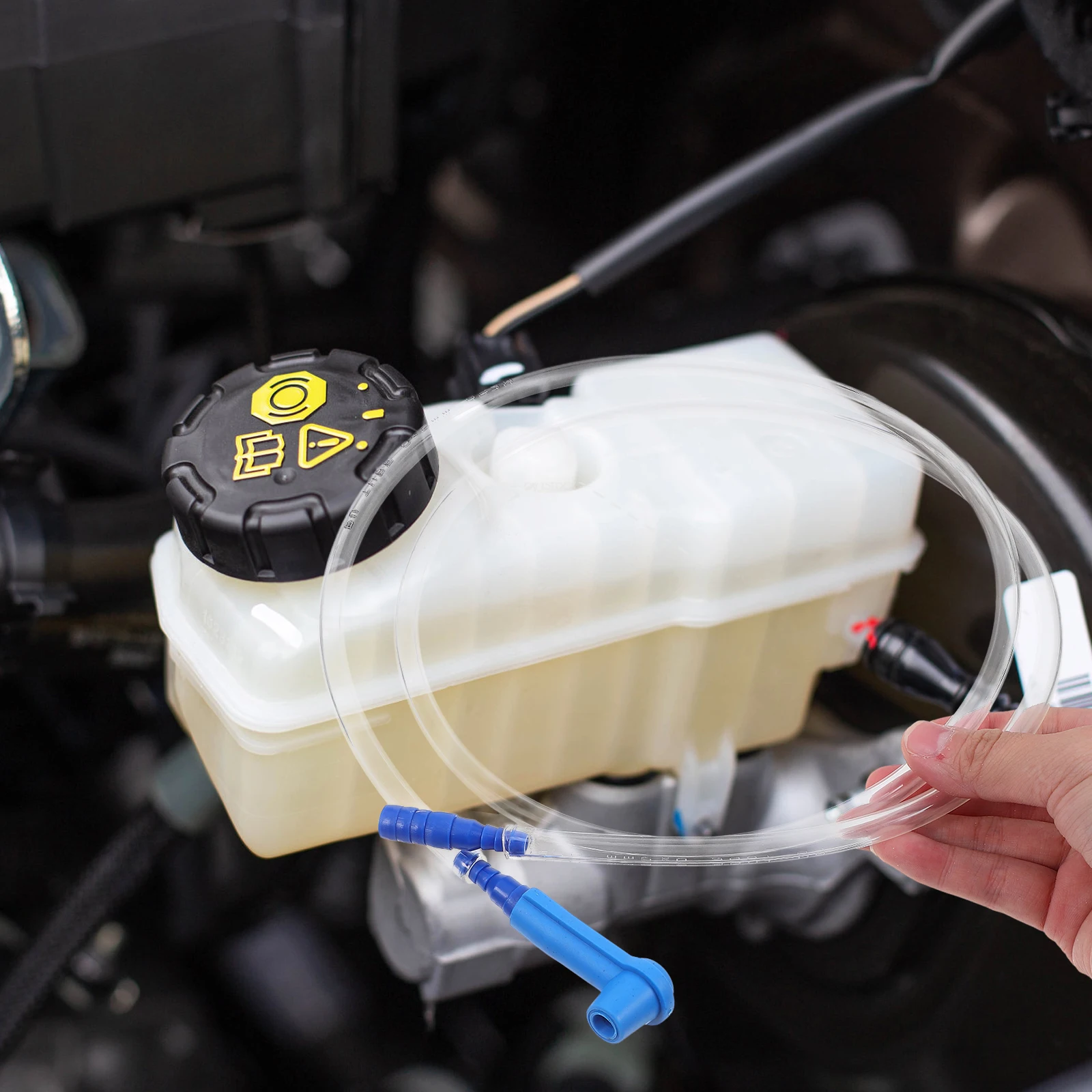 

Brake Fluid Bleeding Kit 1.3m Oil Pumping Tools Durable Replacement Hose Coupler Valve Prevents Air Car Motorcycle Accessories