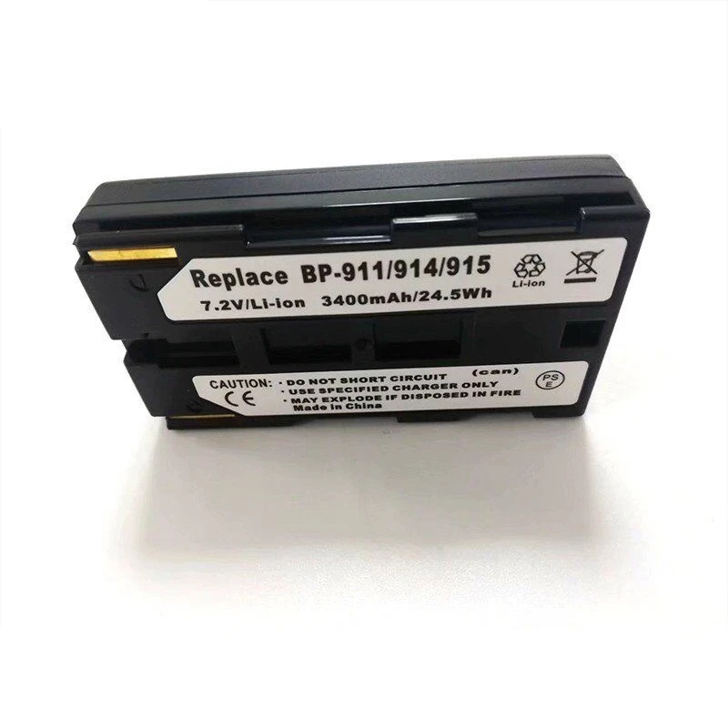 7.2V 3400mAh BP911 新品カメラバッテリー、PHASE ONE P25 P30 P40 P45用