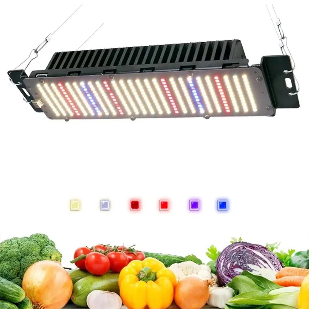 Luz LED de espectro completo para cultivo de plantas, lámpara No regulable de 50W, súper brillante para vegetales, flores, AC85-265V de Chips SAMSUNG LM281B