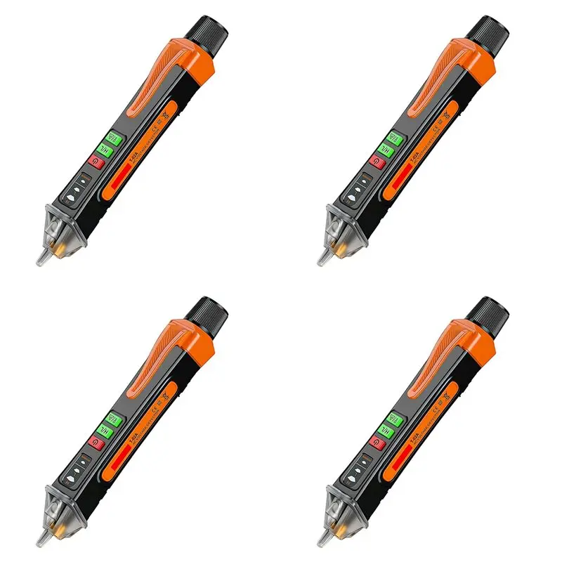 ABJN-4X Non-Contact Voltage Test Pen - Dual Range AC Voltage Tester 12V/48V-1000V, Real Time/Empty Line Circuit Detection