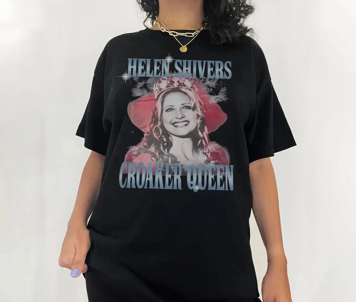 هيلين شيفرز كروكر كوين تي شيرت عتيق هيلين شيفرز توب هيلين شيفرز كروكر IKWYDLS سارة ميشيل قميص فيلم رعب