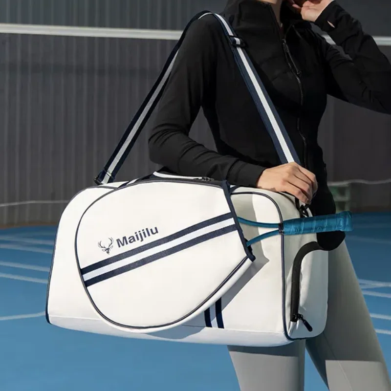 

Tennis Badminton Rackets Bag Dry Wet Separation Handbag Large Capacity Sports Tote Women Versatile Squash Racket Crossbody Bag