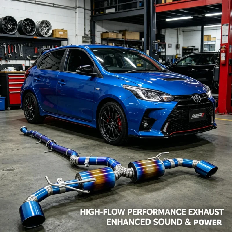 

Выхлопная система Catback для Toyota Yaris GR 1.6T 2021-2023 из титанового сплава, гоночная, высокопроизводительная, с улучшенным глушителем