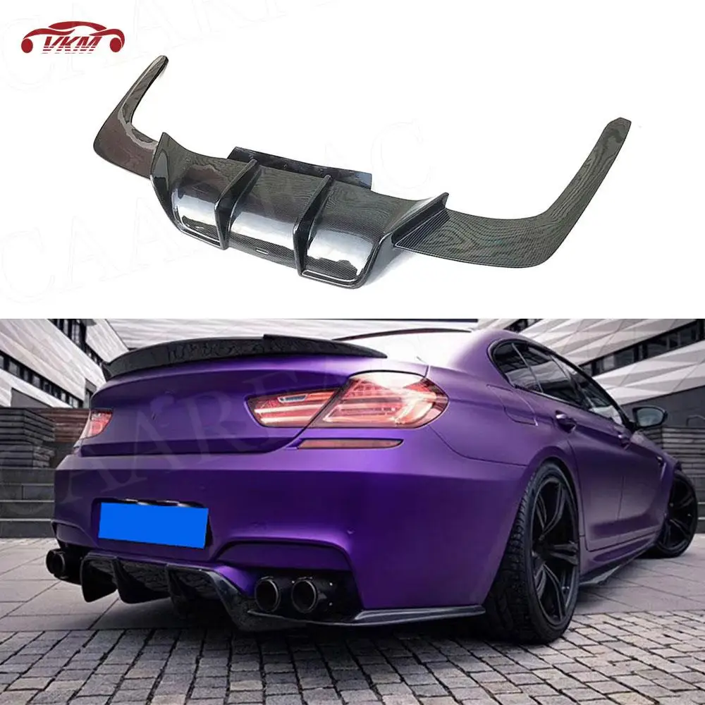 

Carbon Fiber Rear Bumper Lip Diffuser Spoiler for BMW F06 F12 F13 M6 M Tech M Sport 2013 - 2016 Rear Bumper Extension