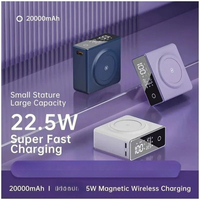 20000mAh Powerbank for Laptop mini Portable Charger 22.5W Power Bank Fast Charging Magnetic Wireless Charge For iPhone 15 14 Q7