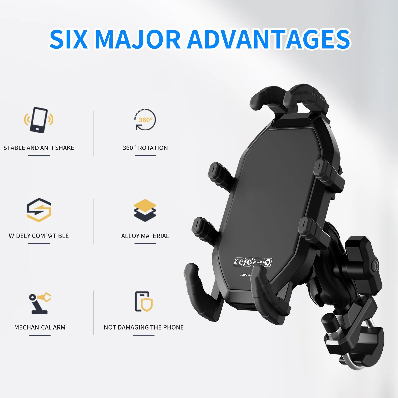 

Motorcycle shock-absorbing shock-proof mobile phone holder for Bike Bicycle Motorcycle Stable Shock Absorption Bracket