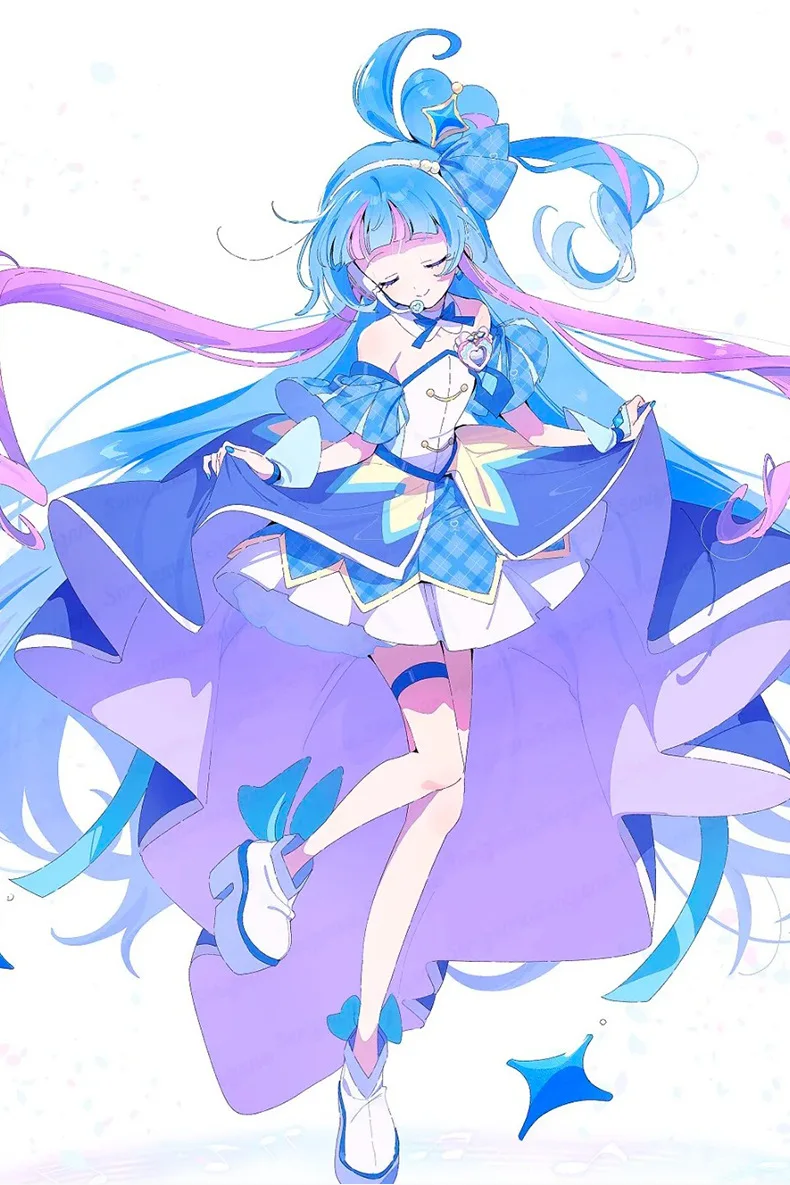 

2026 You and Idol Precure Cure Wink Cosplay Cure Kyun Shigure Kokoro Costume Lolita Dress Halloween Uniform Anime Outfit Woman