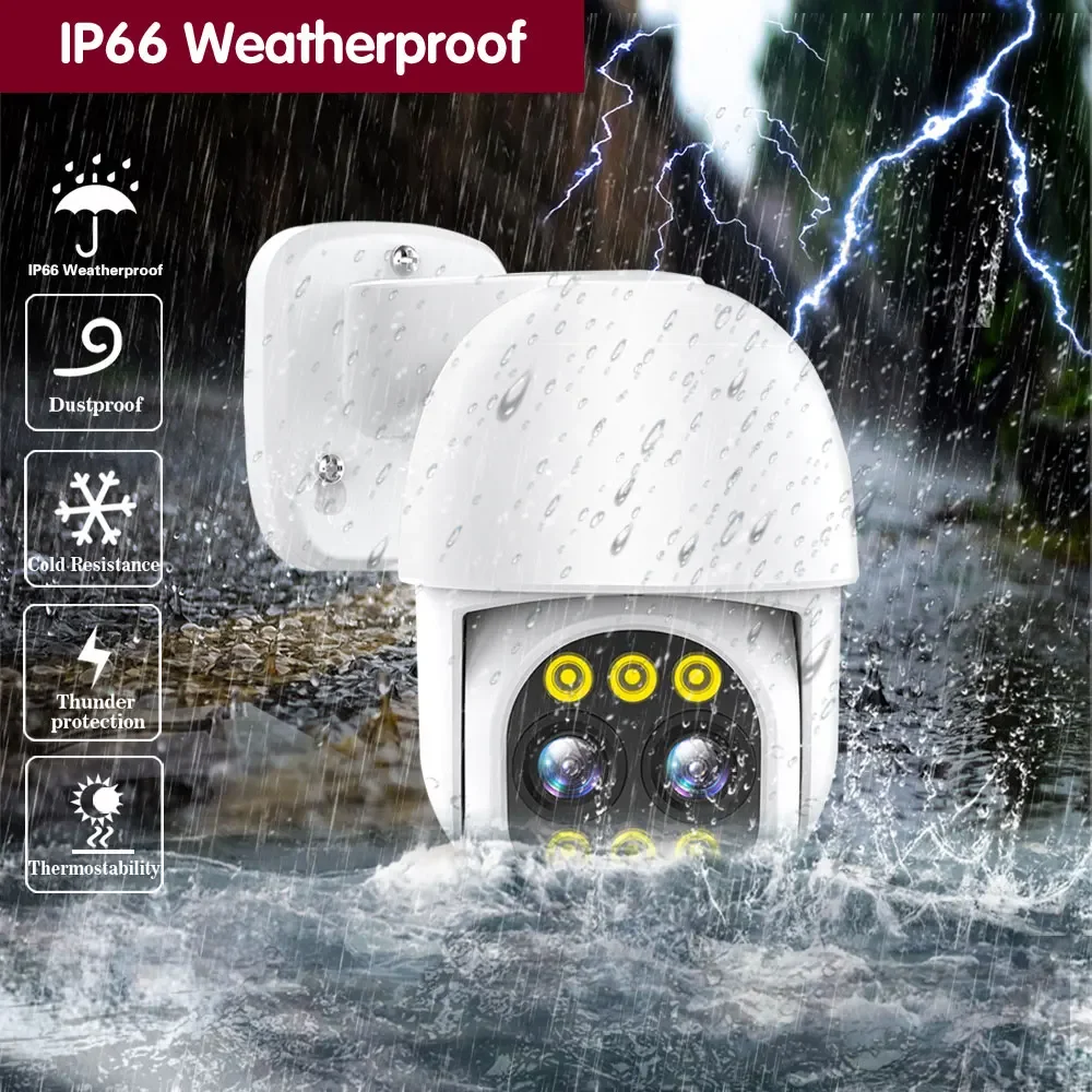 8X التكبير عدسة مزدوجة 4K POT PTZ كاميرا نظام الأمن عدة 2 طريقة الصوت CCTV IP كاميرا طقم مراقبة الفيديو XMEYE 8CH POE NVR مجموعة