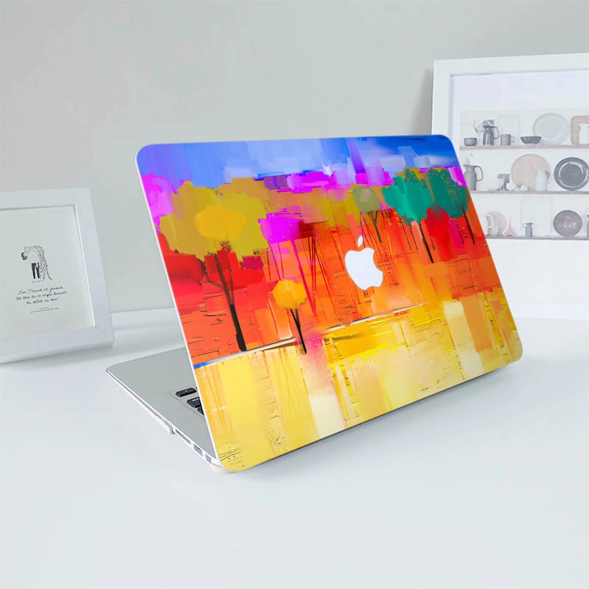 Colorful Landscape Laptop Case For Macbook Air 13 M2 2022 A2681 A2337 A2179 A2338 M1 Chip Pro A2289 Macbook A1466 Latest Version