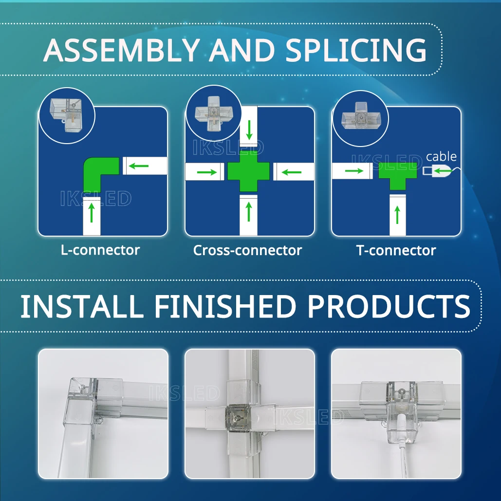 자동차 조명 육각형 허니콤 LED 이발소 작업장 체육관 천장 조명 차고 조명 튜브 조명 자동차 맞춤 제작