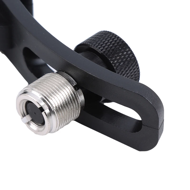 Adjustable Clip On Drum Rim Shockproof Mount Microphone Mic Clamp Holder Drum Mount Microphone Holder Black