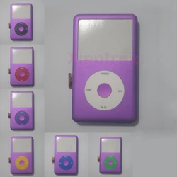 For iPod 6th Classic Purple Front Cover panel with clickwheel flex cable Housing kit for replacement A1238