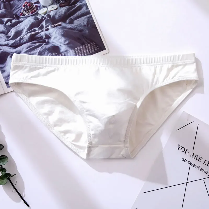 Man Underpants Cotton Breathable Panties Plus Size Bikini Slip Homme U Convex Pouch Lingerie Classic Briefs Calzoncillos Hombre