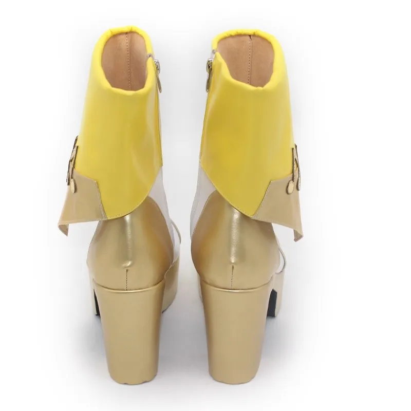 Spiel Mio Honda Cosplay Schuhe Unisex Lady Cute Comic PU High Heel Stiefel für Halloween Karneval Party Weihnachten