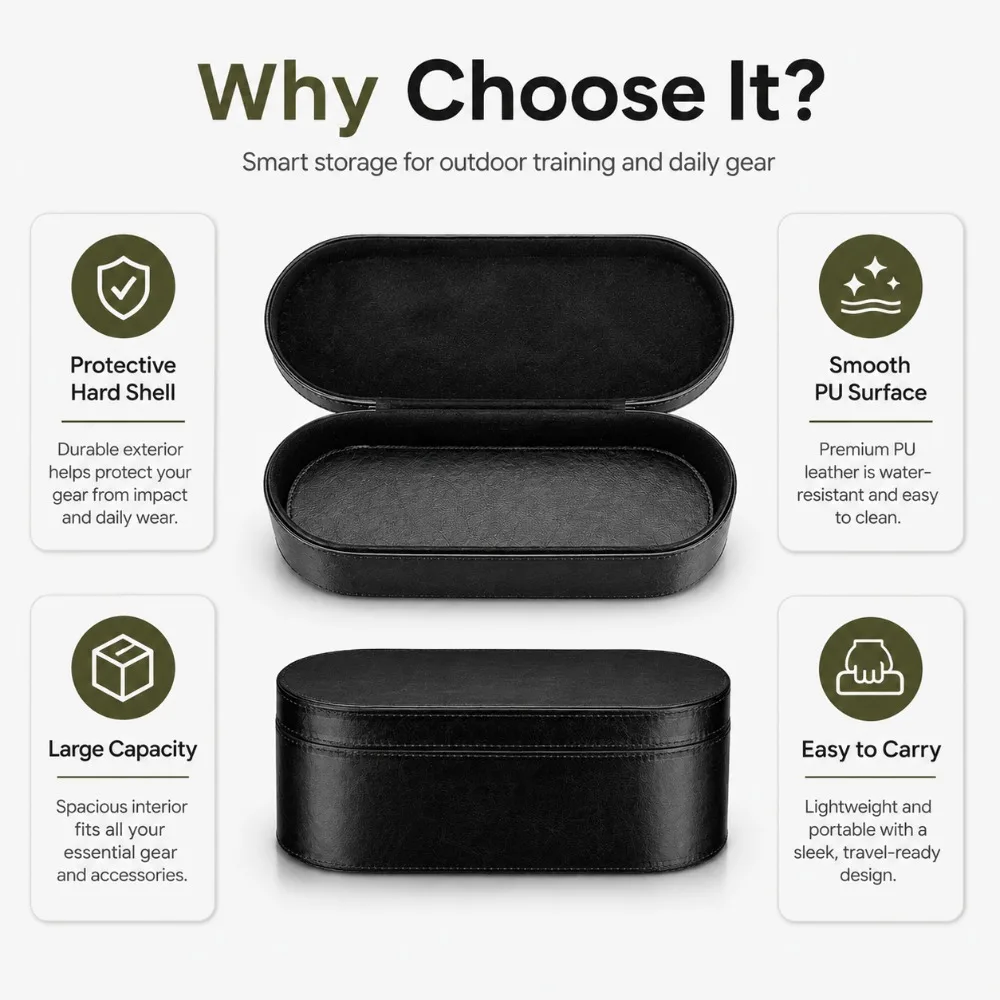 Large Capacity Ammo Storage Case Portable Hard Box for Hunting Shooting Training