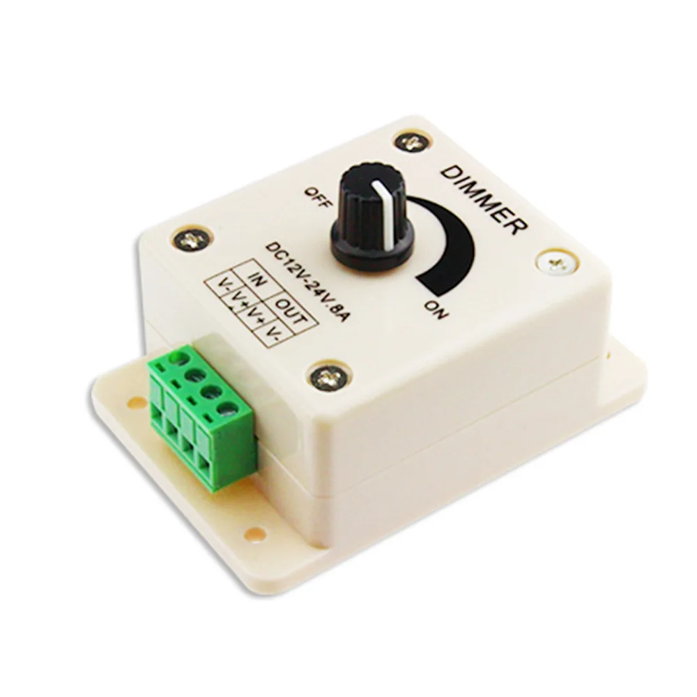 

10pcs Led Dimmer 12V 8A 96W Adjustable Brightness Controller
