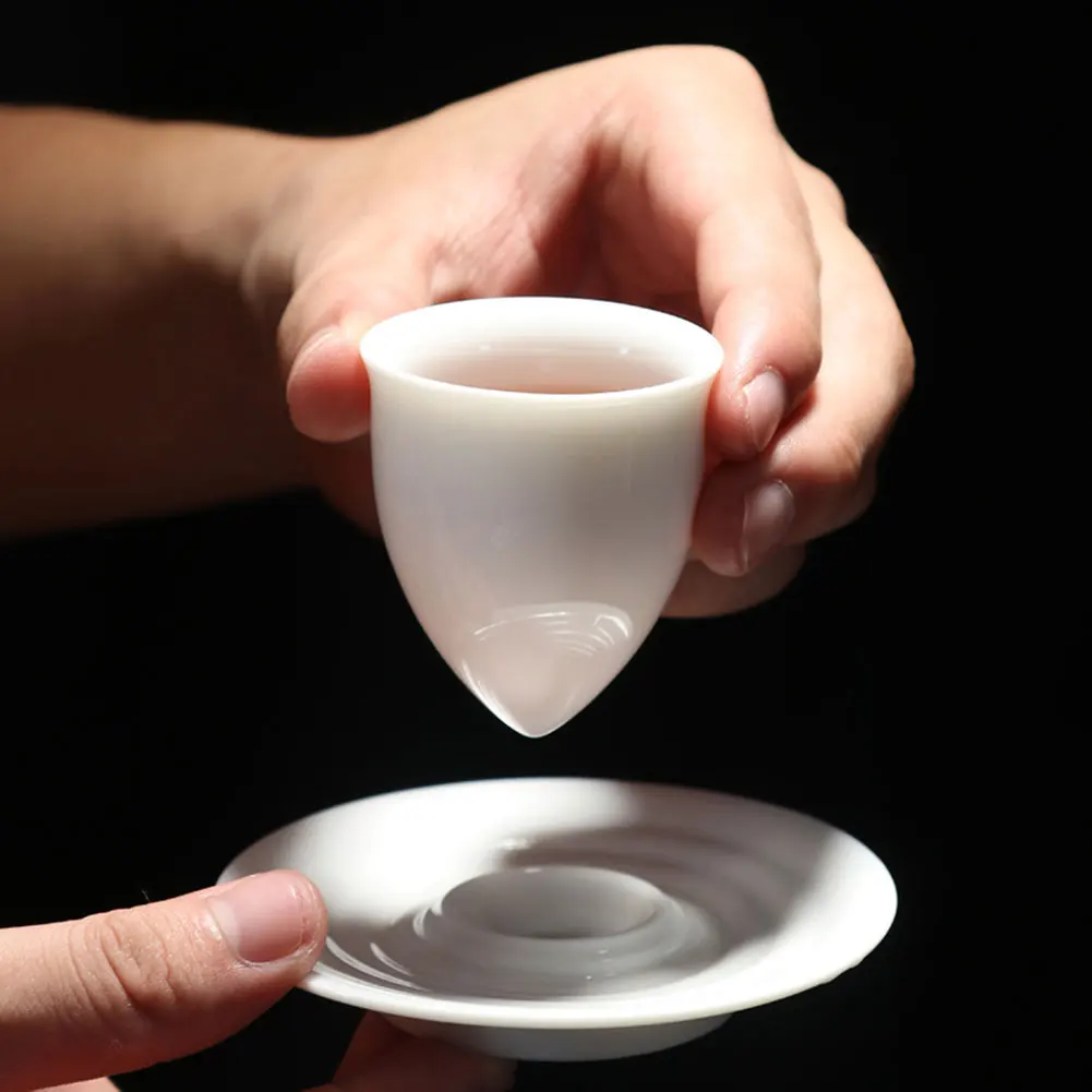 Small Tasting Kongfu Master Cup Ceramic Vintage Hand-made Teacups Present For Friends Family