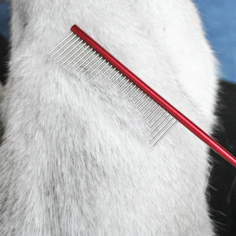 Stainless Steel Dog Comb Professional Grooming Comb Dog Cat Hair Beauty Cleaning Comb For Dogs Pet Grooming Tool 4