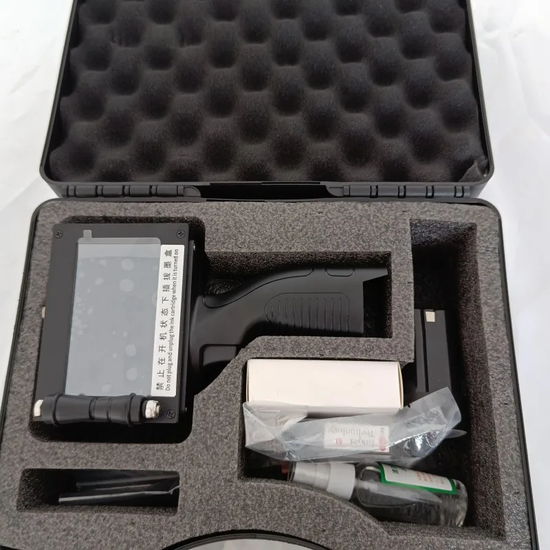 High Efficient Static Handheld Industrial Inkjet Printer for Food Plastic Bag Small Plastic Printing Machinery