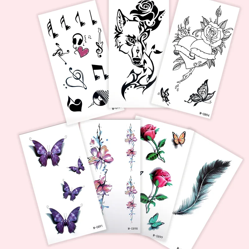 wholesale New waterproof and fresh Fake tattoo stickers, Mini temporary tattoo sticker