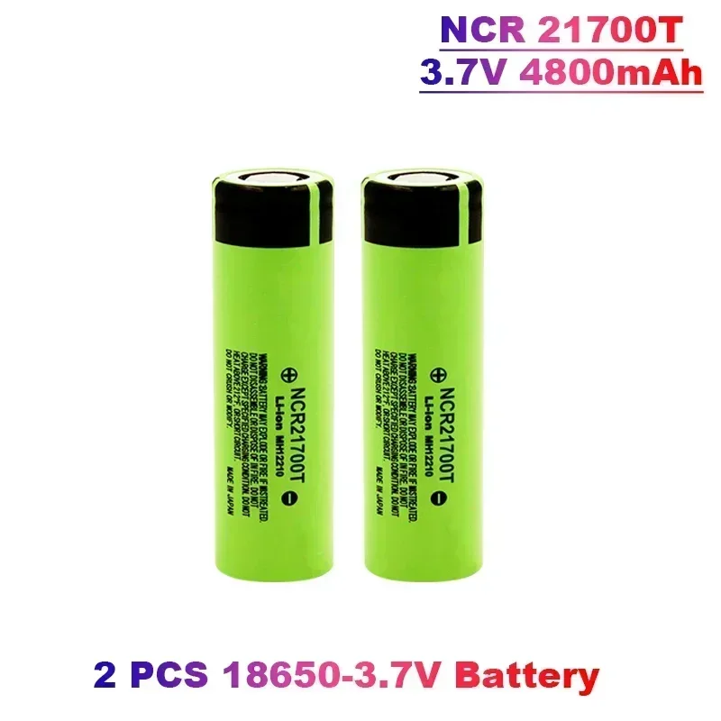 21700 Battery Rechargeable Battery 3.7V 4800mAh 50A Power Li-ion High Discharge Batteries for Electrical Tools+charger