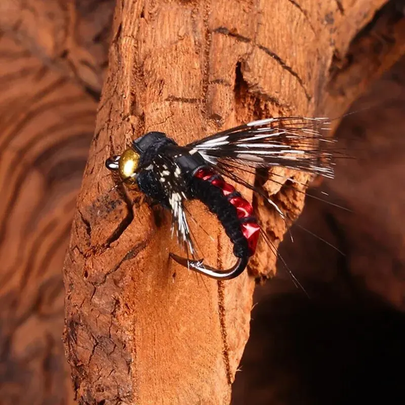 #14 Bead Head Fast Fly Fishing Flies Different Style Scud Fly Bug Insects Salmon Trout Single Dry Fly Fishing Lures Fishing Tack