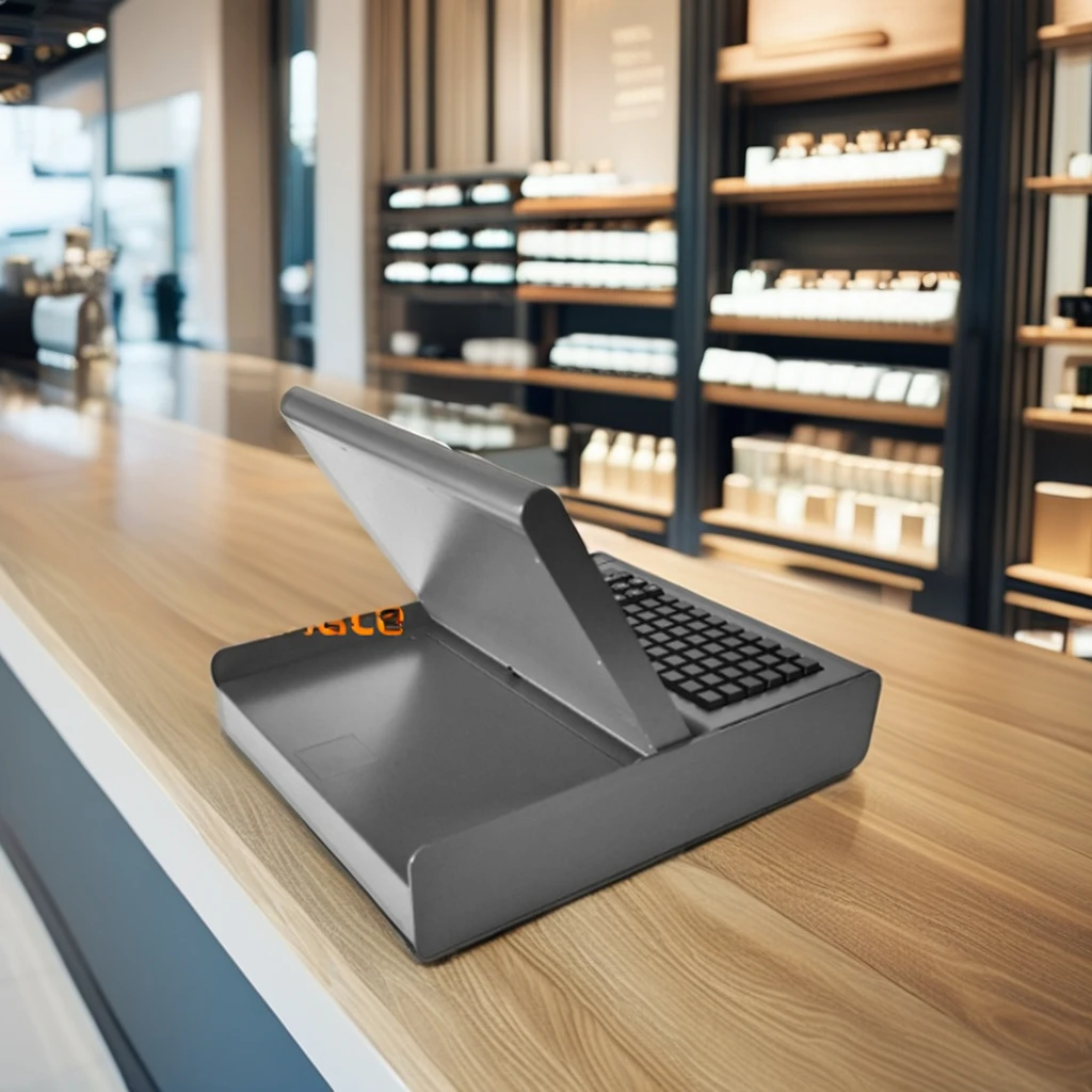 

ATV&UTVABS Integrated 78 Programmable Desktop Keyboard Cash Register System Complete Set Scanner POS Model ABS 1900 J 1900 CPU W